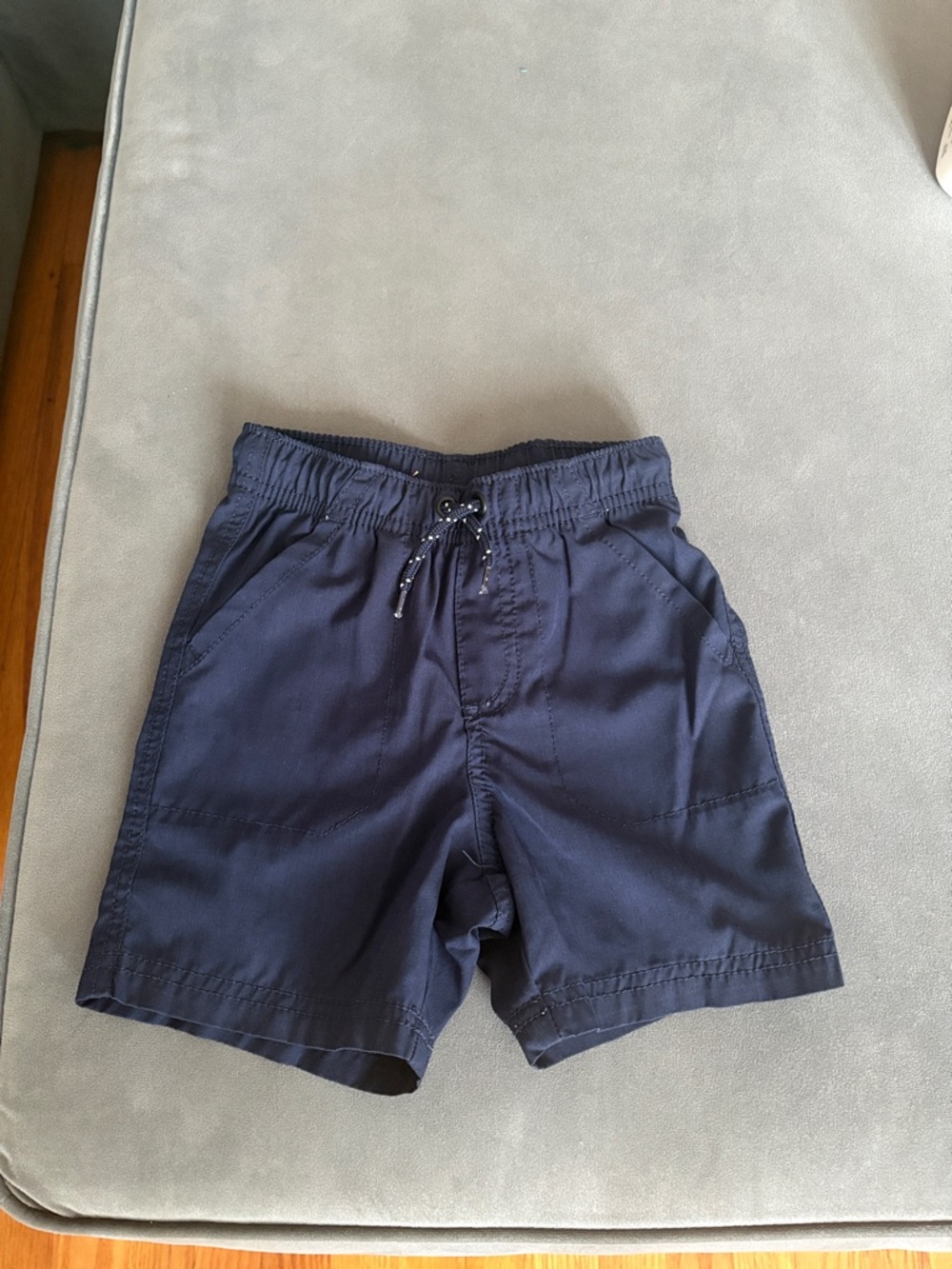 Boys Navy Drawstring Casual Shorts